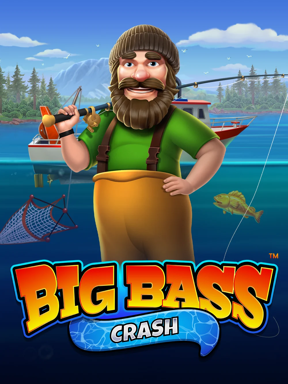 Tarjeta de juego crash con acción rápida y ambientación marina oscura.